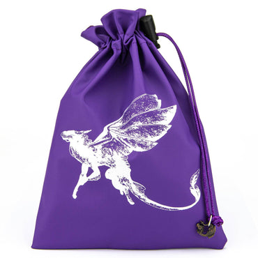 Hymgho Premium Dice - Fine Arts Leather Dice Bag - Fairy Dragon
