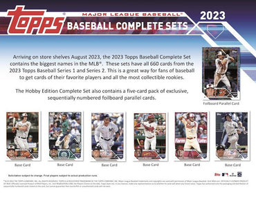 2023 Topps Factory Set Baseball Box (Red)