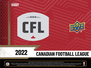 2022 Upper Deck CFL Football 2022 Hobby Box and Packs