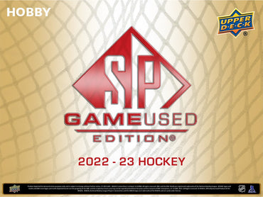 2022-23 Upper Deck SP Game Used Hobby Box (December 6, 2023 Release Date)
