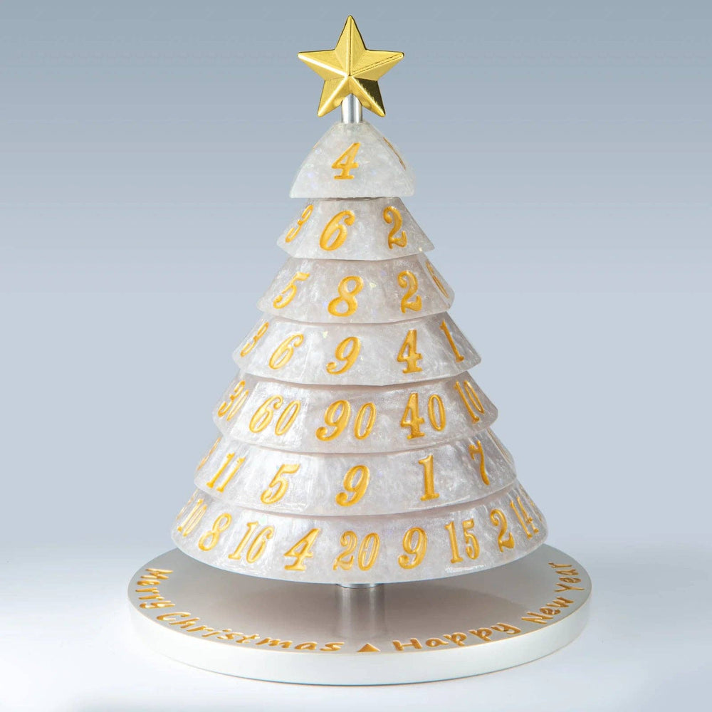 Hymgho Premium Dice - Resin Christmas Tree Dice - Snow White