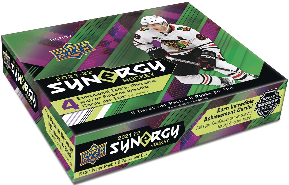2021-22 Upper Deck Synergy Hockey Hobby Box and Packs