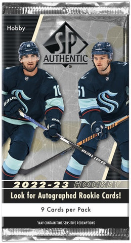 2022-23 Upper Deck SP Authentic Hockey Hobby Box and Packs  (Nov 1, 2023 Release)