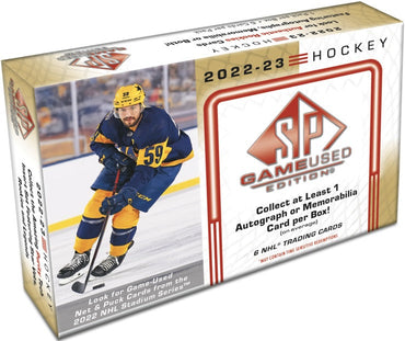 2022-23 Upper Deck SP Game Used Hobby Box (December 6, 2023 Release Date)