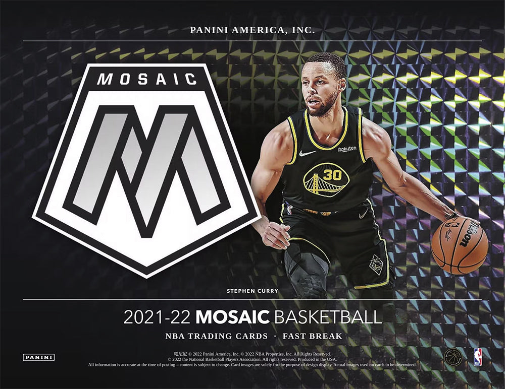 2021-22 Mosaic Basketball Fast Break Hobby Box