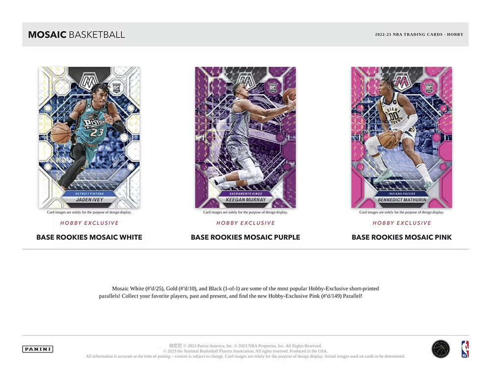 2022-23 Mosaic Basketball Hobby Box