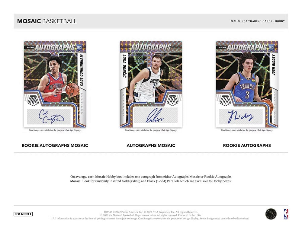 2021-22 Mosaic Basketball Hobby Box