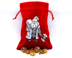 Hymgho Premium Dice - Christmas Themed Dice Bag - Battle Santa