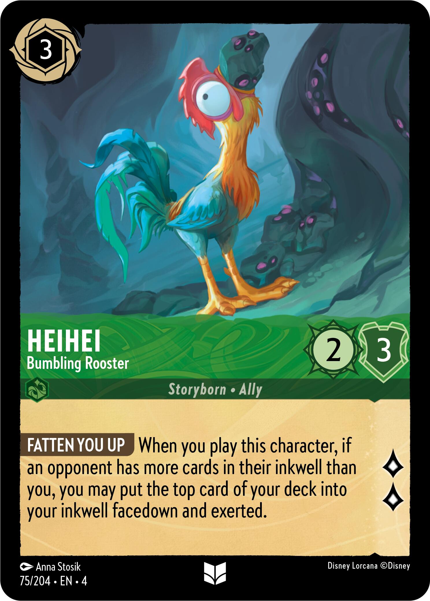 Heihei - Bumbling Rooster (75/204) [Ursula's Return]