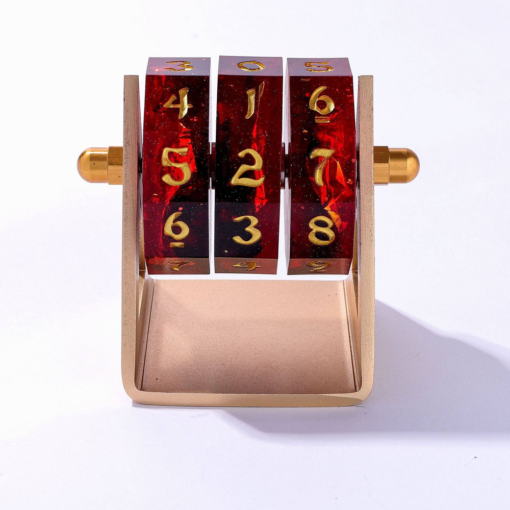 Hymgho Premium Dice - Eldritch Dial Gaming Counter - Red