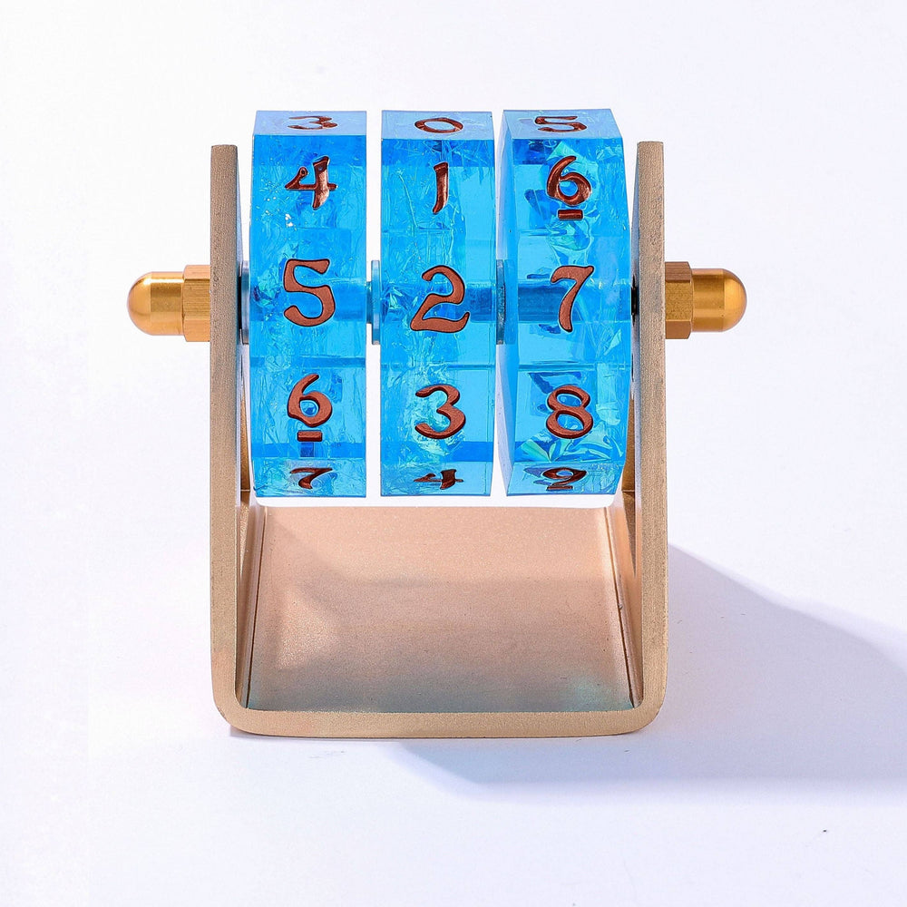 Hymgho Premium Dice - Eldritch Dial Gaming Counter - Blue