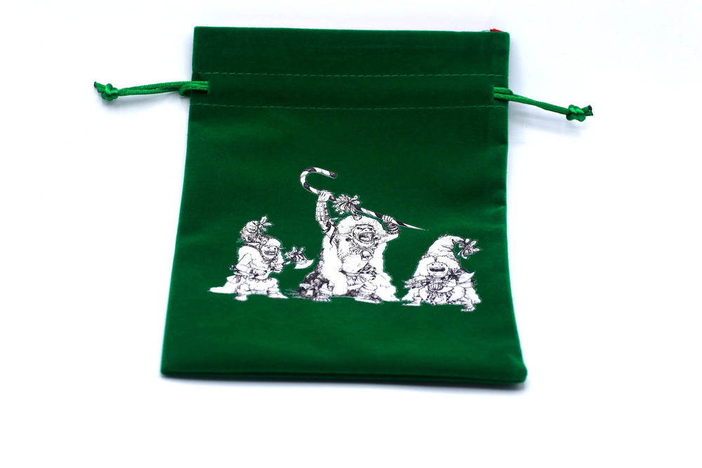 Hymgho Premium Dice - Christmas Themed Dice Bag - Christmas Goblins