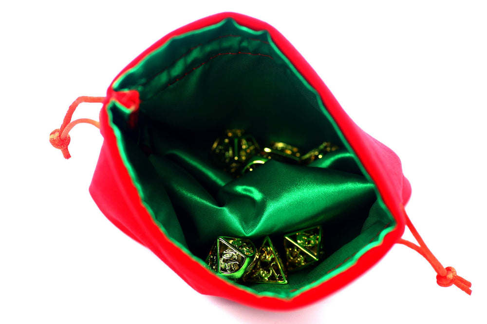 Hymgho Premium Dice - Christmas Themed Dice Bag - Battle Santa