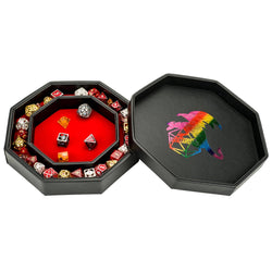 Hymgho Premium Dice - Hero's Hoard Dice Tray and Keeper - Ware Bears