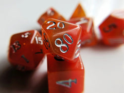 LDC Dangerous Fire Elemental 7-piece dice set