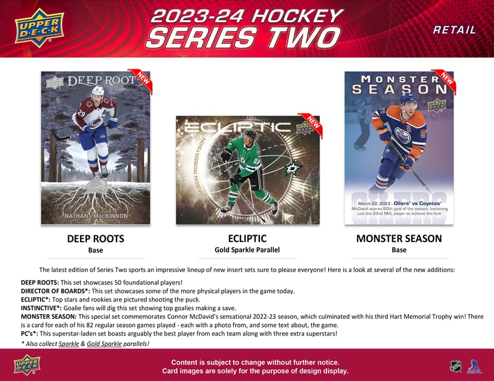 2023-24 Upper Deck Hockey Series 2 Blaster