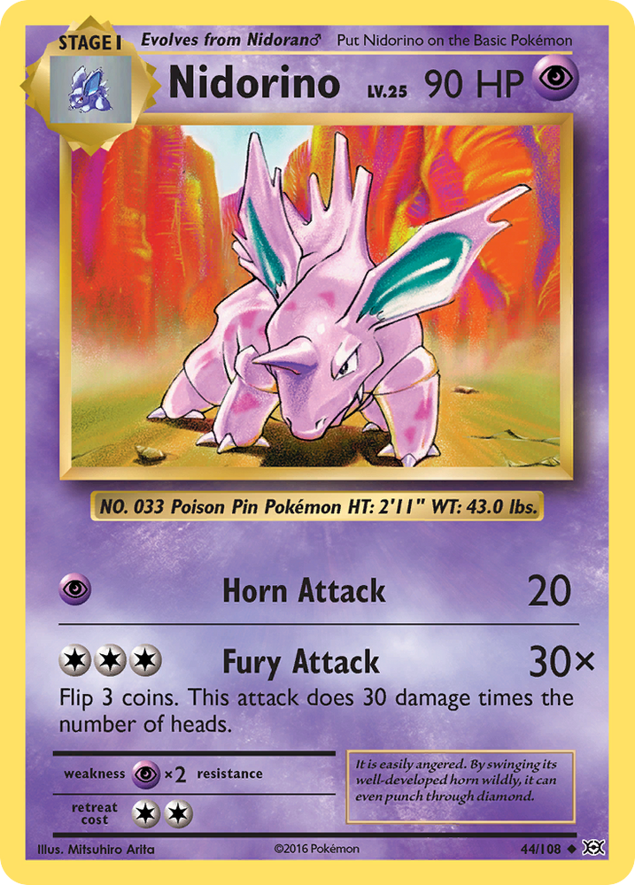 Nidorino (44/108) [XY: Evolutions]