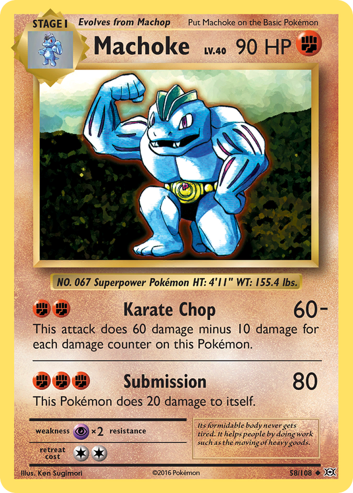 Machoke (58/108) [XY: Evolutions]