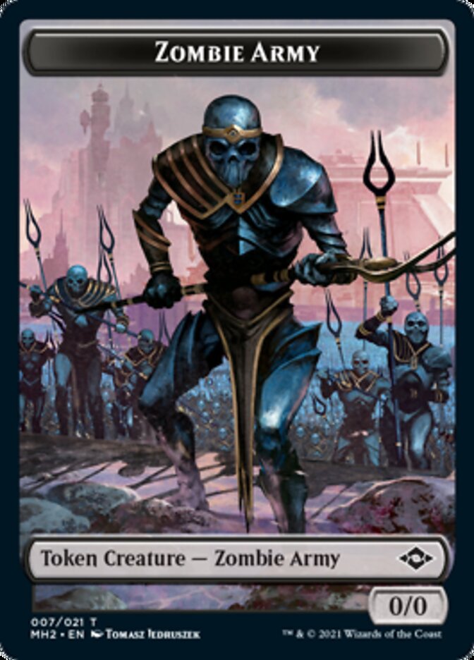 Zombie Army Token [Modern Horizons 2 Tokens]