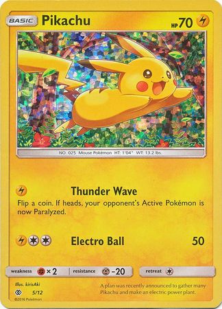 Pikachu (5/12) [McDonald's Promos: 2017 Collection]